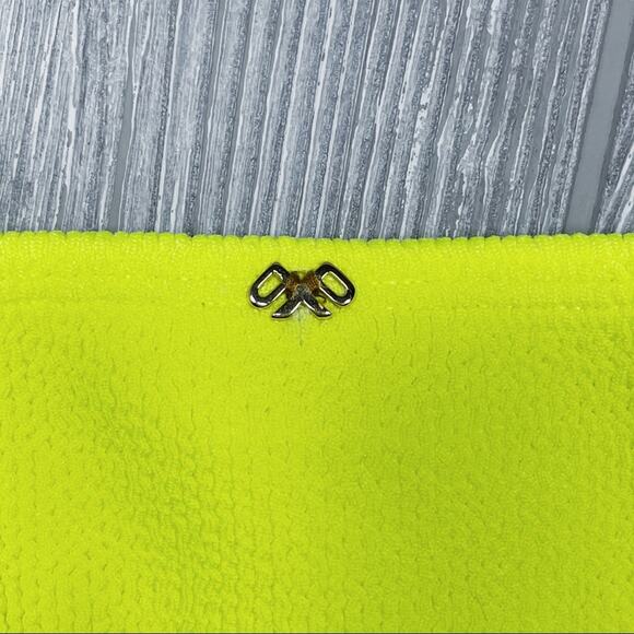 💗 3/$10 💗  NEW PQ Swim cheeky bandeau bikini neon yellow green medium - Picture 7 of 8